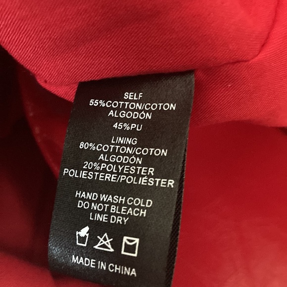 Beautiful Pencil Leather Imitation Skirt, size-XXS,Red, lined - Picture 10 of 10